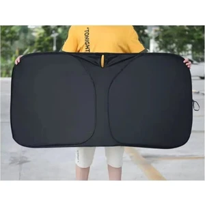 Evrensel Araç Güneşliği | Uv Koruma & Isı Önleyici Oto Gölgelik | Araba Içini Serin Tutan Güneş Koruyucu | Katlanabilir ve Taşınabilir Ön Cam Güneşlik | Tüm Araç Modelleriyle Uyumlu