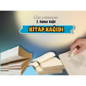 Orbak Kağıtçılık A4 Kitap Kağıdı 2. Hamur Kağıt Göz Yormayan Kağıt 65 Gram 500 Adet