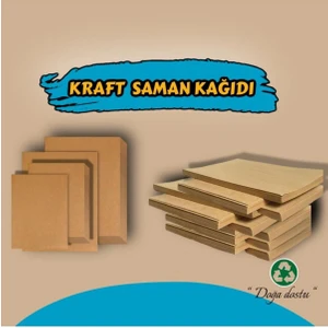 A4 Saman Kağıdı, A4 Kraft Saman Kağıdı 100 Adet 180 Gram