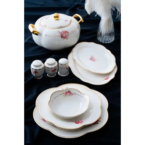 Isaline 12 Kişilik 60 Parça Porselen Yemek Takımı