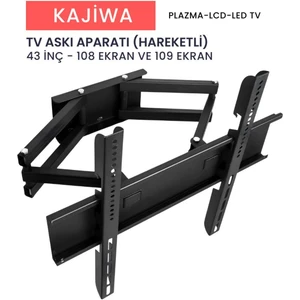 43 Inç Askı Aparatı Hareketli (108 Ekran ve 109 Ekran) Tüm Marka ve Modellerle Uyumlu