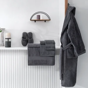 Essentials 3'lü Banyo Seti | Terlik (36-38) - Antrasit