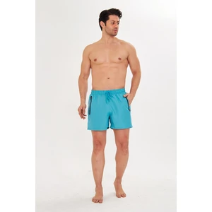 Erkek Deniz Şort Mayo Turkuaz 2607-T