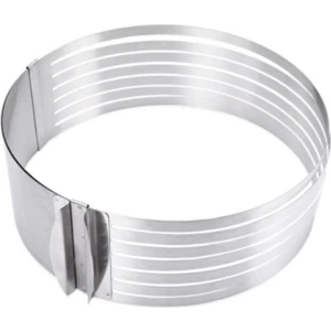 Dilimli Ayarlı Çember Pasta Kalıbı H:8,5 cm