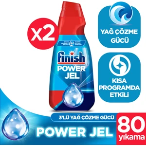 Hepsi Bir Arada Konsantre Jel 2x1000 ml Bulaşık Makinesi Deterjanı