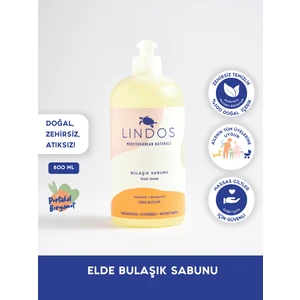 Süper Konsantre Portakal & Bergamot Bulaşık Sabunu %100 Bitkisel Elde Yıkama Deterjanı - 600 ml