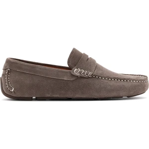 Erkek Vizon Süet Deri Loafer 25SFD630310