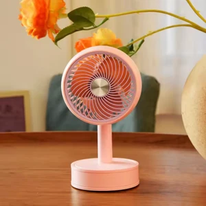 Şarjlı Yase Fan Mini Taşınılabilir El ve Masa Üstü 3 Kademeli Vantilatör