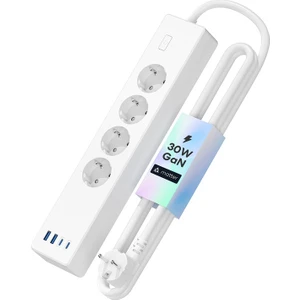 Akıllı Çoklu Priz 4 Güç + 2 USB + 2 Type C MSP844SMA (Apple Home Destekli)