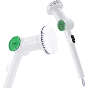 Şarjlı Temizlik Fırçası K500 | Uzun Saplı, Moplu, Sünger Başlıklı, Ipx6, 8 Başlık, 3 Hız Modu