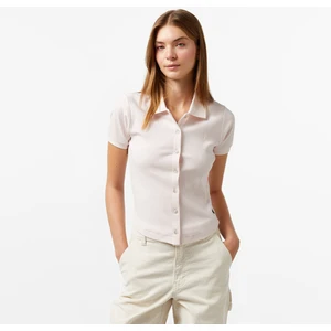 Slim Fit Kadın Pembe Gömlek