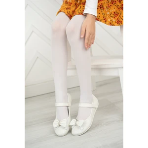 Eylül Termo Kaymaz Taban Pabyonlu Cırtlı Kız Çocuk Babet Sedef