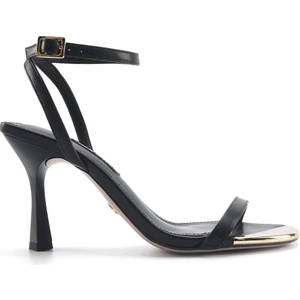 Nine West Margarıta 5fx Siyah Kadın Topuklu Sandalet