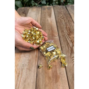 Çan Şeklinde Zil Gold Rengi 50 Adet