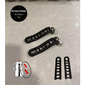 2li Silikon Sap Çelik Saplı Çaydanlıklar Için Tutacak (Siyah 12 Cm)