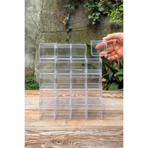 Rufus Concept Mika Kutu Şeffaf 5X5 cm 20 Adet