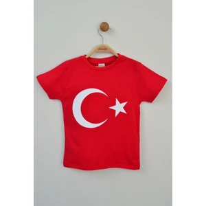 Türk Bayrağı Tşört (7-16 Yaş)