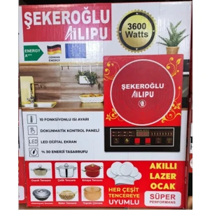 Şekeroğlu Ailipu Bütün Tencereleri Kabul Eden Elektrikli Ocak 3600 Watt