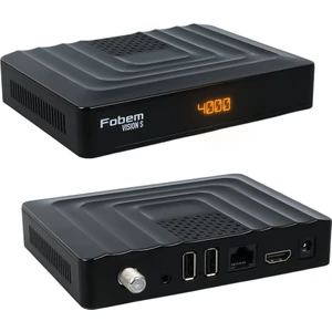 Fobem Vısıon S Hibrit 4gb Ram 32GB HDD 1.5ghz Ses Komutlu Uydu Alıcılı Androıd 14 Tv Box (Tunerli)