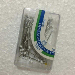 Beyaz Başlı (Mineli) Toplu iğne 1 Paket