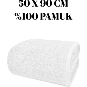 KAYABEY HOME Pamuk El ve Yüz Havlusu (50 x 90  cm ) - Baş Kafa Havlusu, Ultra Yumuşak ve Yüksek Emici  Pamuk