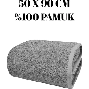KAYABEY HOME Pamuk El ve Yüz Havlusu (50 x 90  cm ) - Baş Kafa Havlusu, Ultra Yumuşak ve Yüksek Emici  Pamuk