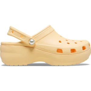 Classic Platform Pearl Clog Topuklu Kadın Terlik 211231