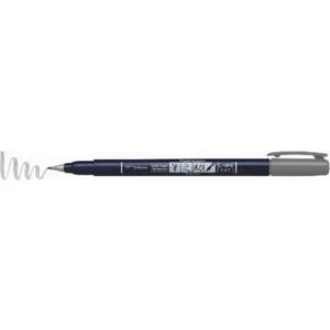Fudenosuke Brush Pen Fırça Uçlu Kalem Sert Uç - Gri