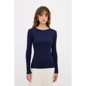 Fitilli Basic Triko Kazak Lacivert 13943867000