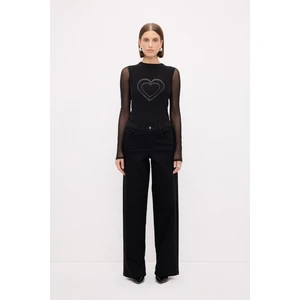 Garnili Denim Pantolon Siyah 153M2049001