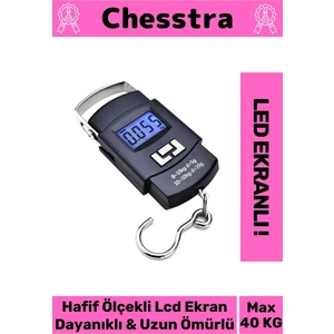 LCD Ekran Seyahat Bavul Ağırlık El Terazi Dijital Çok Amaçlı Taşınabilir Askılı Pilli Bagaj Tartısı