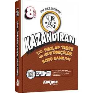 Ankara Yayıncılık 8. Sınıf Kazandıran inkılap Tarihi ve Soru Bank