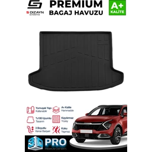 Kia Sportage 3D Pro Bagaj Havuzu 2022 Üzeri A+ Kalite