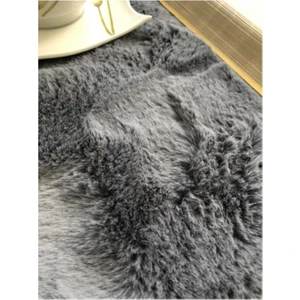 Tavşan Tüyü Post Puffy Antrasit