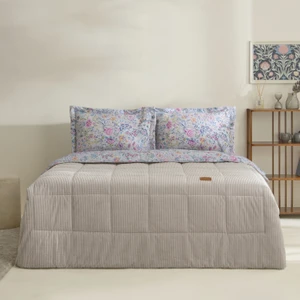 Karaca Home Ortiz Çift Kişilik Comfort/Uyku Seti Gri