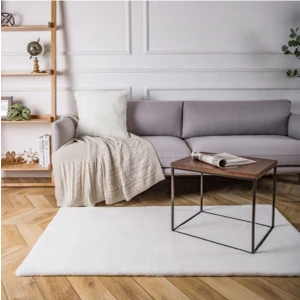 Tavşan Tüyü Post Puffy Beyaz