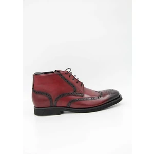 00671 Erkek Klasik Bot - Bordo