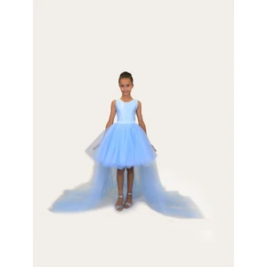 Kız Çocuk Ön Kısa Arka Uzun Elbise Özel Gün Doğum Günü Mezuniyet Balo Parti Elbise