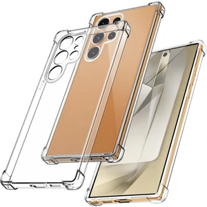 Samsung Galaxy S25 Ultra Kılıf Antishock Darbe Emici Kamera Korumalı Esnek Şeffaf Silikon Kapak