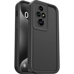 Honor 200 Kılıf Kamera Korumalı Yumuşak Dokulu Darbe Emici Siyah Silikon Kapak