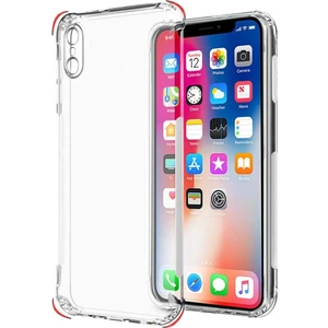 Apple iPhone Xs Max Kılıf Antishock Darbe Emici Kamera Korumalı Yumuşak Esnek Şeffaf Silikon Kapak