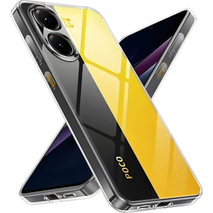 Poco X7 Pro Kılıf Kamera Korumalı Şeffaf Ultra Ince Esnek Renksiz Silikon Kapak