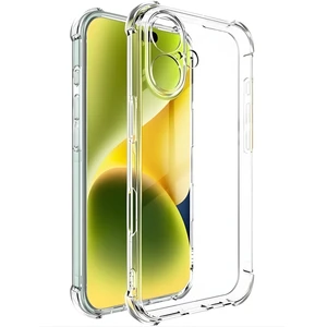 Apple iPhone 16 Plus Kılıf Antishock Darbe Emici Kamera Korumalı Yumuşak Esnek Şeffaf Silikon Kapak