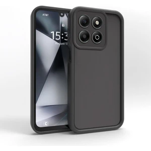 Realme 11 4g Kılıf Kamera Korumalı Yumuşak Dokulu Darbe Emici Siyah Silikon Kapak