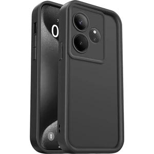 Xiaomi Redmi 13 Kılıf Kamera Korumalı Yumuşak Dokulu Darbe Emici Siyah Silikon Kapak