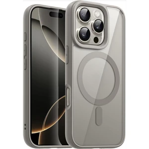 Apple iPhone 16 Pro Uyumlu Kılıf Magsafe Wireless Şarj Özellikli Tam Koruma Renkli Sert Kapak
