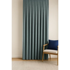 Barcelona Kadife Dokulu Fon Perde Açık Gri (Pilesiz)