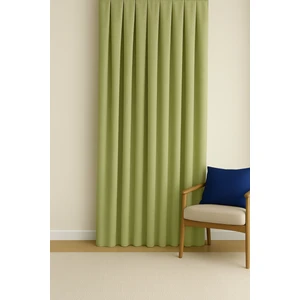 Barcelona Kadife Dokulu Fon Perde Çağla (Pilesiz)