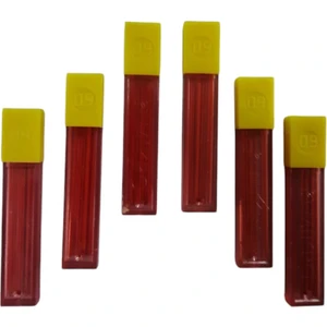 Kırmızı 0.9 Mm. Hb Kalem Ucu 6 Lı Set