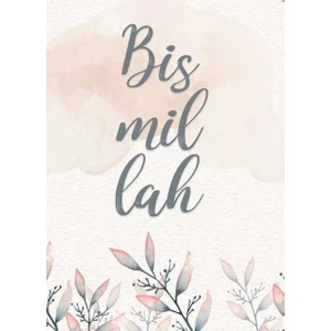 Hobbi Tasarım Bismillah Defter Çizgili A5 Boyutunda 128 Sayfa Kaliteli Kağıt ile